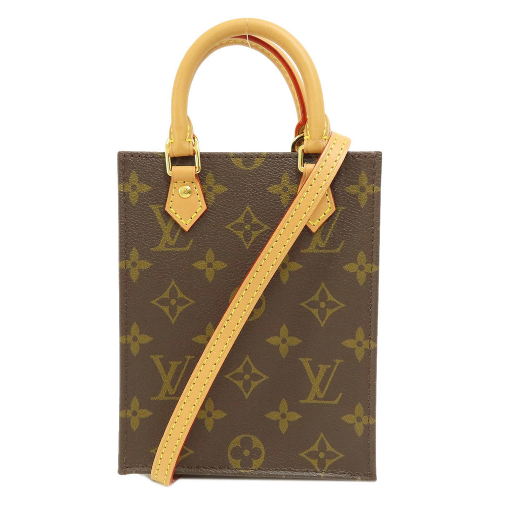 Louis Vuitton Petit Sac Plat Monogram Handbag
